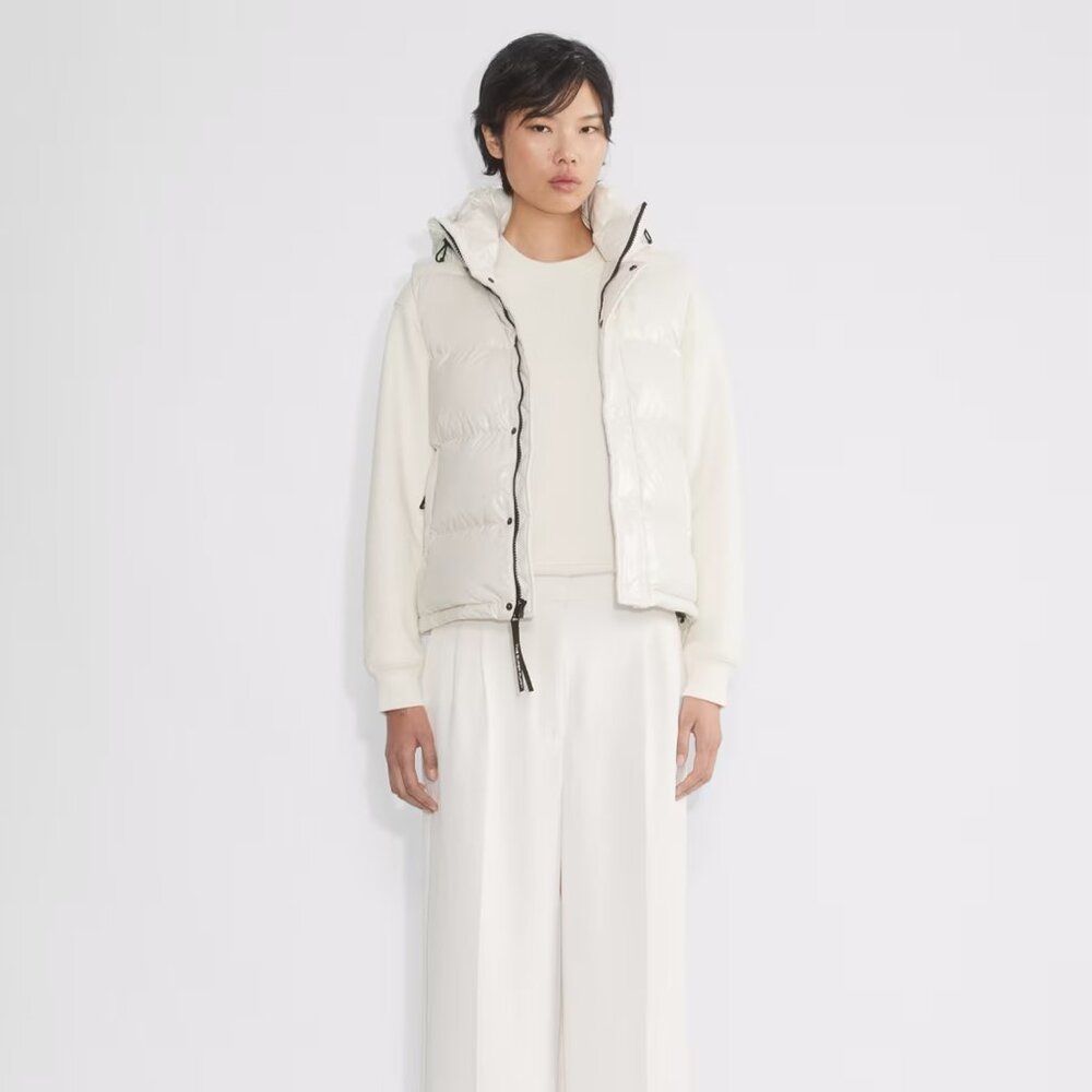 Aritzia The Super Puff Vest - Hi-Gloss - Birch (Small, S)
